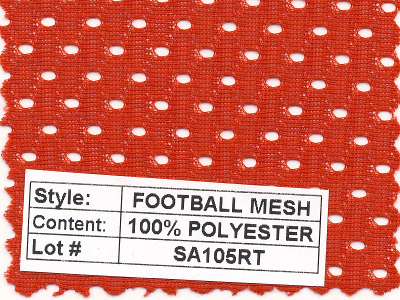 Football Mesh 100% Polyester